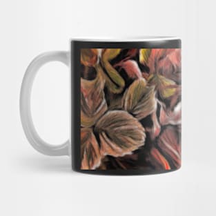 Autumn fall leaves print Mug